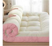 Colchón de futón japonés de 5 cm de grosor, plegable, enrollable, para dormitorios e invitados, cama individual y doble, dimensiones 150 x 200 cm, solución acogedora para dormir