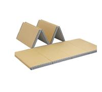 Colchón de futón japonés grueso, tapete plegable para dormir de verano, tapete de ratán suave para un sueño cómodo, tapete portátil de estilo japonés para el hogar y viajes