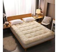 Colchón de futón japonés plegable, tamaño matrimonial, tapete enrollable para dormir en el suelo, diseño minimalista plegable para acampar
