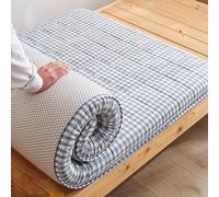 Colchón De Futón Plegable De Tamaño Completo, Colchón De Suelo Japonés, Almohadilla para Dormir Acolchada De Tatami Suave, para Dormitorio En Casa, Antideslizante Y Transpirable
