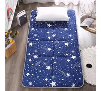 Colchón de futón plegable enrollable Tatami, tamaño individual/doble/Queen/King, colchón de futón japonés con respaldo antideslizante (amarillo, 90 x 200 cm)