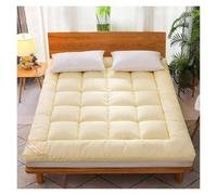 Colchón de futón plegable japonés grueso, almohadilla transpirable para acampar y viajar, cama portátil de suelo, cómoda solución para dormir gris 90 x 200 cm