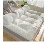 Colchón de futón suave grueso tatami para dormir, portátil, plegable, cama enrollable, cama doble/individual, tumbona cálida para uso en el hogar y dormitorio (color: tamaño A)