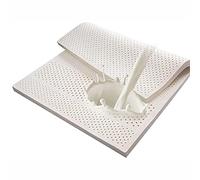 Colchón de látex 100% natural, transpirable, cómodo y no se pliega fácilmente, cubrecolchón de espuma viscoelástica, 10 cm, 170 x 190 cm