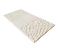 Colchón de látex, 100% natural, transpirable y cómodo, 7,5 cm de grosor, protector no plegable incluido, disponible en tamaños de 90 x 200 cm y 150 x 190 cm