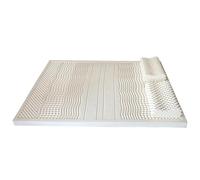 Colchón de látex natural, 1/2/3 pulgadas de grosor, cómodo y soporte de masaje para cama individual, matrimonial, Queen, King, funda orgánica, 90 x 200 cm, perfecto para el hogar y hoteles