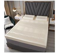 Colchón de látex natural, alivio de presión y cero flacidez, ventilación de panal para un sueño fresco, comodidad ultrasuave para dormitorio, habitación de invitados, apartamento, ideal para personas