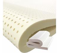 Colchón de látex natural de 160 x 190 cm, comodidad y ventilación de poros de panal, diseño ergonómico, ropa de cama de látex grueso, ideal para una buena noche de sueño