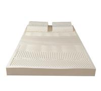 Colchón de látex natural, solución ecológica para dormir con fundas, 1 pulgada de grosor, 120 x 200 cm para camas individuales y dobles