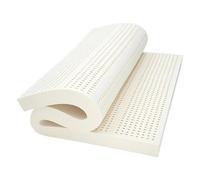 Colchón de látex natural tamaño individual, transpirable, de apoyo y cómodo para aliviar el dolor de espalda, perfecto para camas plegables, de invitados y portátiles, también disponible en tamaño