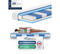 Colchón de muelles ensacados 1000 muelles 100x220 180x220 200x220 H1 H2 H3 H4 H5