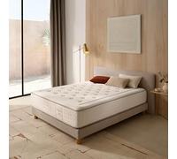 Colchón de muelles ensacados 160x190 cm Tardi - 30 cm - Viscoelástica | Firmeza Media/Alta - Tecnología híbrida con Espuma viscoelástica - Acogida progresiva y adaptabilidad única
