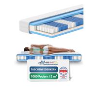 Colchón de muelles ensacados 7 zonas 90x200 140x200 160x200 180x200 H1 H2 H3 ...