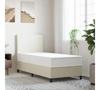 Colchón de muelles ensacados firmeza Media 70x200 cm | Tejido transpirable, 7 zonas de descanso, capa de espuma y aislamiento, comprimido y enrollado en caja, extractor manual