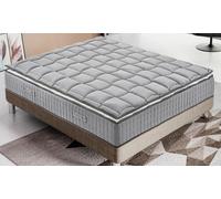 Colchón de muelles ortopédico con topper de viscoelástica : 200x200