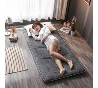 Colchón de piso japonés, colchón plegable de futón japonés, colchón enrollable, tapete de tatami, tumbona de piso transpirable, cama de invitados for sofá de campamento, doble tamaño queen UE-MAOLU(C,