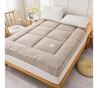 Colchón de Plumas Plegable y portátil, Apto para Uso doméstico, residencias estudiantiles y acampadas.