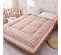 Colchón de Plumas Plegable y portátil, Apto para Uso doméstico, residencias estudiantiles y acampadas.