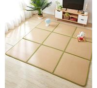 Colchón de ratán tradicional japonés antideslizante y transpirable, perfecto para sala de estar y dormitorio, A01, 120 x 240 cm