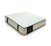 Colchón de Spring Box y Espuma Ecosystem Transpirable de Firmeza Media Imperium, Núcleo de 750 muelles, Altura 30 cm, Tejido Damasco 400 g, Fibra hipoalergénica Super Soft (80x200 cm)
