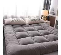 Colchón De Suelo De Futón Japonés Tradicional Shiki Tapete De Tatami Para Niños Niñas Plegable Enrollable Sofá Cama Dormitorio Camping Colchón Tamaño Completo Doble Para Dormir ( Color : Graey , Size