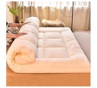 Colchón de Suelo Japonés Futón Extra Grueso Colchón de Suelo Colchón Futón Cama de Suelo Plegable Colchón de Camping Colchoneta Futón Colchoneta Tradicional for Dormir Colchón Extra Grueso(White,90x20