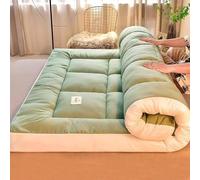 Colchón De Tatami Plegable Y Engrosado, Colchón De Futón Japonés, Colchón De Camping Enrollable Portátil, Colchón De Suelo, Sofás para Tumbonas, Colchoneta, Tumbona Suave Y Transpirable, (Color : A,