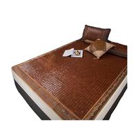 Colchón de verano de carbón de bambú hecho a mano, ecológico, 1,5 x 2 m, solución cómoda para dormir para uso doméstico, perfecto para climas cálidos y relajación