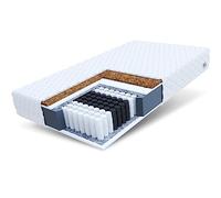 Colchón FDM Home MAX 180 x 200 cm, núcleo de muelles ensacados, Altura 24 cm, firmeza H3, H4, 7 Zonas de Descanso, Öko-Tex, Lavable, Revestimiento de Fibra de Coco