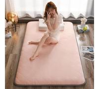 Colchón Futón Cama de Suelo Plegable,Almohadillas de Dormir del Rollo de la Cama del huésped del sofá,Colchón para Dormir Portátil(03,Twin(100 * 200cm))