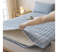 Colchón futón de doble cara de 90 x 200 cm, extraíble y lavable, para camping, sofá, cama, colchón enrollable versátil para uso doméstico y exterior