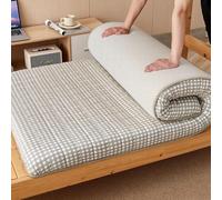 Colchón futón - Futón tamaño Queen, colchoneta de Camping tamaño matrimonial, colchoneta Plegable para Dormir en dormitorios de Estudiantes, colchoneta portátil para Dormir para Invitados