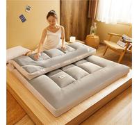 Colchón Futón Japonés, Colchón Grueso para Dormir, para Invitados, Sofá Cama Suave, Futón Tamaño Queen/King, Portátil, Enrollable, para Viajes Y Camping.(B,Queen(60"x80"))