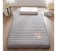 Colchón Futón Japonés Grueso 5cm 8cm 5 Capas Fibra De Soja Plegable Tatami Esterilla Doble Cara Transpirable Para Camping Adultos Suave Antideslizante Enrollable Sofá De Suelo Alivio Dolor De Espalda