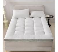 Colchón futón plegable portátil, protector de colchón suave y grueso con correas, para sofá, salón, silla, dormitorio, verde, 90 x 200 cm, diseño acolchado, cómodo y versátil