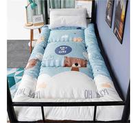 Colchón Futon Tatami Japonés Impreso 6cm Grueso Funda Antipolvere Extraíble Relleno Algodón Fibra Completa Transpirable Plegable Tapete-Suelo Litera Dormitorio Para Niños Niñas Adulto Estudiante