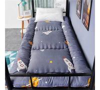 Colchón Futon Tatami Japonés Impreso 6cm Grueso Funda Antipolvere Extraíble Relleno Algodón Fibra Completa Transpirable Plegable Tapete-Suelo Litera Dormitorio Para Niños Niñas Adulto Estudiante