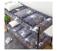 Colchón Futon Tatami Japonés Impreso 6cm Grueso Funda Antipolvere Extraíble Relleno Algodón Fibra Completa Transpirable Plegable Tapete-Suelo Litera Dormitorio Para Niños Niñas Adulto Estudiante