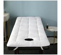 Colchón Grueso para Cama, Almohadilla Antideslizante para Cama De Hospital o Salón De Belleza, Colchoneta De Masaje con Orificio para Cama De Pestañas.,3,70 * 180cm