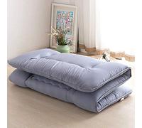 Colchón grueso y plegable para suelo, a prueba de humedad, cálido para camas individuales y dobles, ideal para dormitorio, campamento y uso de invitados, cómoda alfombrilla de dormir con fácil
