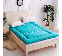 Colchón grueso y plegable para suelo, a prueba de humedad, cálido para camas individuales y dobles, ideal para dormitorio, camping, viajes y habitación de invitados, cómoda alfombrilla de dormir para