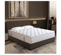 Colchón híbrido de espuma viscoelástica tamaño queen en una caja, transpirable, cómodo y alivio de presión, suave, colchón de 27 cm para camas Queen de 135 x 200 cm