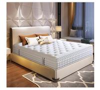Colchón híbrido tamaño Queen en una caja con resorte ensacado y espuma suave, aislamiento de movimiento, soporte de borde fuerte, firmeza media, 27 cm, 150 x 190 cm