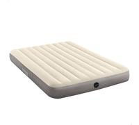 Colchón Hinchable Doble Fiber-Tech, 152x203x25 Cm, Crema