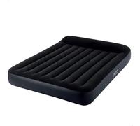 Colchón Hinchable Doble Intex Pillow Rest con Bomba Eléctrica, 152x203x25 Cm, Gris