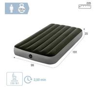 Colchón hinchable individual con hinchador y Fiber-Tech INTEX - CD Talla única