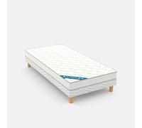 Colchón infantil de espuma firme 16 cm. Talla 90 x 200 cm. Color Blanco