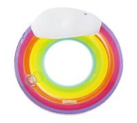 Colchón Inflable Bestway 43647 Anillo Rainbow Dreams Con Reposacabezas
