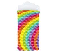 Colchón Inflable Bestway Enrollado Rainbow Dreams Multicolor