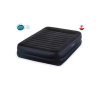 Intex 64136 Deluxe Pillow Rest Colchón Hinchable Doble, con Tecnología Fiber-Tech, de la Línea Dura-Beam Plus, Medidas 152x203x42 cm, Peso Máximo 272 kg